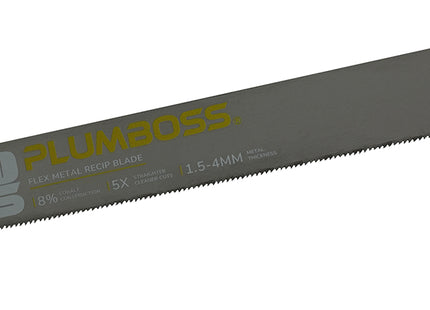 Plumboss Flex Metal Reciprocating Saw Blade 230mm 18TPI 5 Pack | RCB230-18S-5