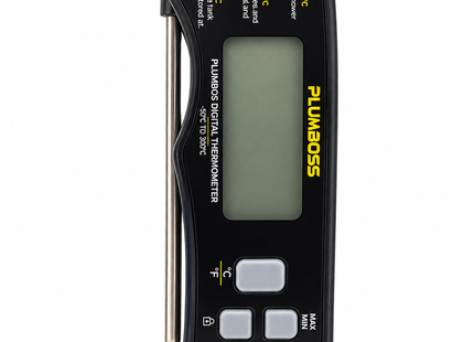 Plumboss Plumbers Folding Digital Thermometer | DT-FLD