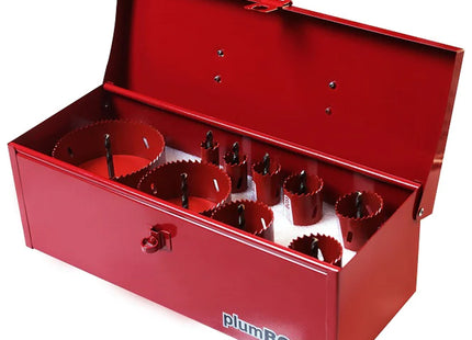 Plumboss DWV 9 Piece Plumbers Hole Saw Kit 19-114mm | BA9KIT