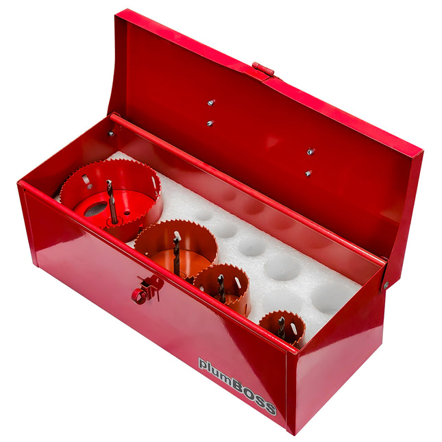 Plumboss DWV 4 Piece Plumbers Hole Saw Kit 48-114mm | BA4KIT
