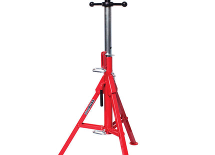 Plumboss Folding Leg Pipe Stand V Head Stainless Steel | PS-FLD-VSS