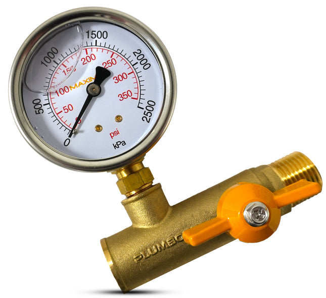 Rough-In Test Kit With Liquid-Filled (LF) Gauge | RTK02