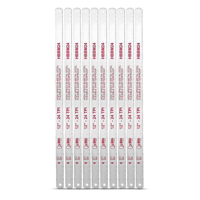 Plumboss Hacksaw Blade Bimetal 24tpi (Min 10) | HBBM24