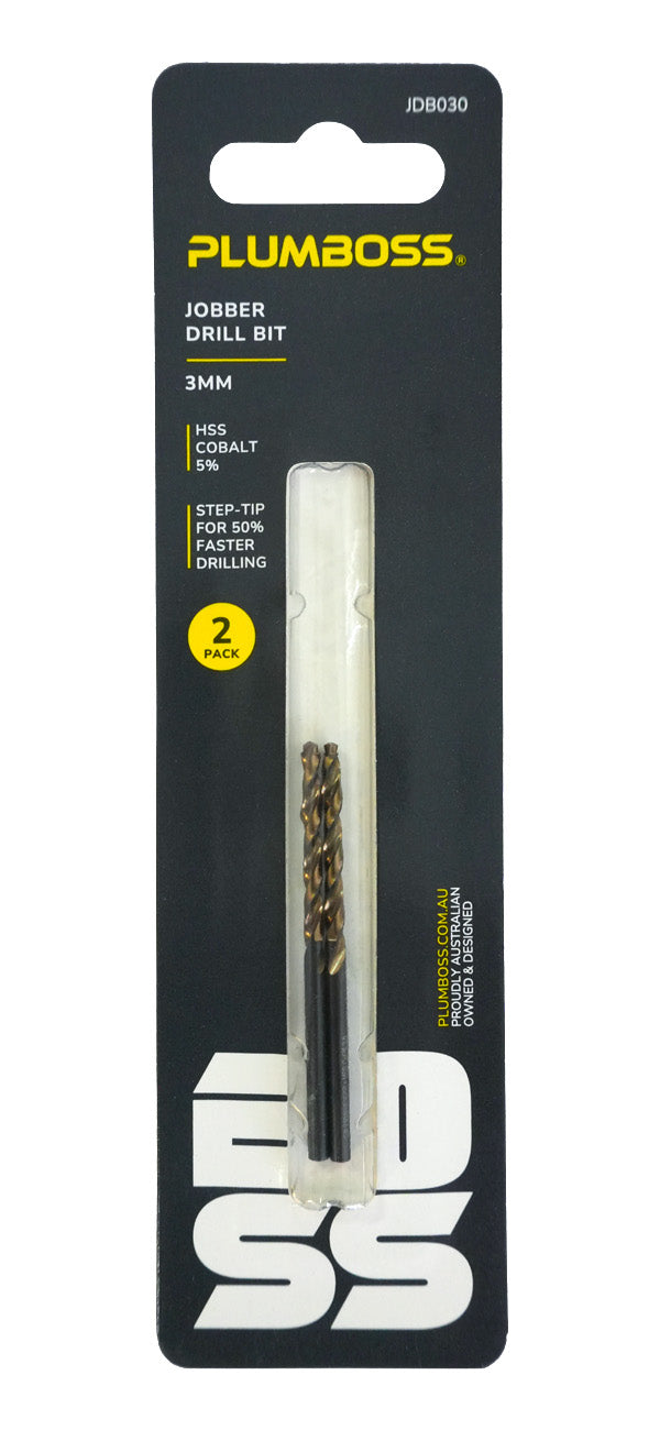 Jobber Drill Bit 3mm 2pk | JDB030