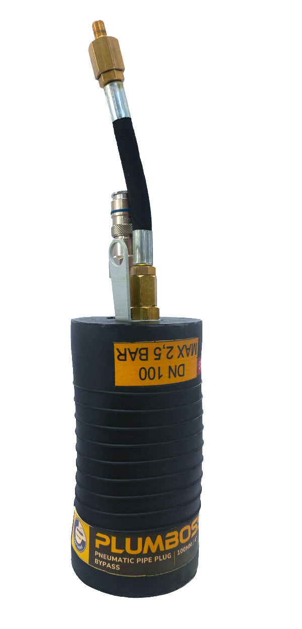 Plumboss Single Size Bypass Pipe Plug 90–105mm | PPPB100