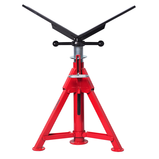 Plumboss Pipe Stand Short Folding Leg Lge VHead | PS-SFLD-LVH