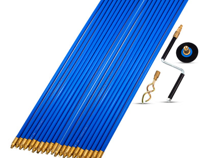 Plumboss Poly Lockfast Drain Rod Set 60ft | BP60