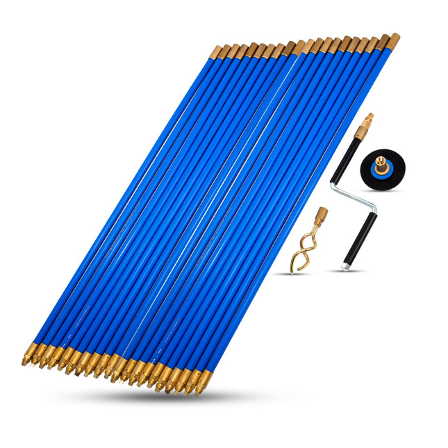 Plumboss Poly Lockfast Drain Rod Set 60ft | BP60