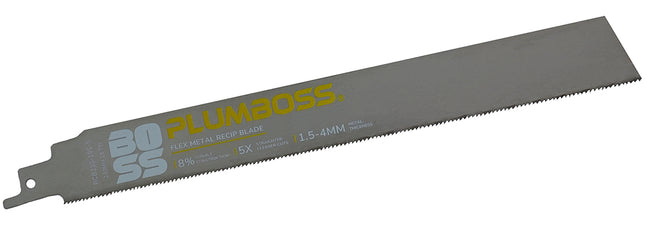 Plumboss Flex Metal Reciprocating Saw Blade 230mm 18TPI 5 Pack | RCB230-18S-5