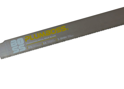 Plumboss Demolition Metal Reciprocating Saw Blade 230mm 14/18TPI 5 Pack | RCBD230-1418-5