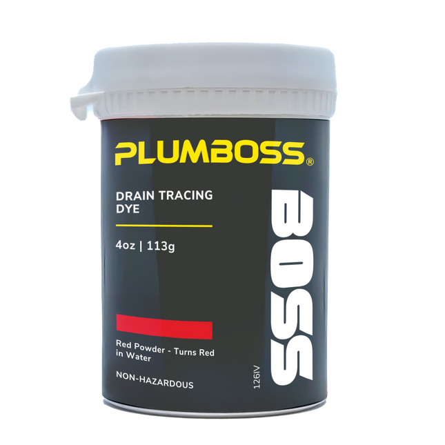 Plumboss Red Drain Dye 4oz (113g) | 126IV