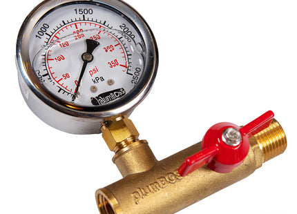 Plumboss Rough-In Test Kit with LF Gauge | RTK02