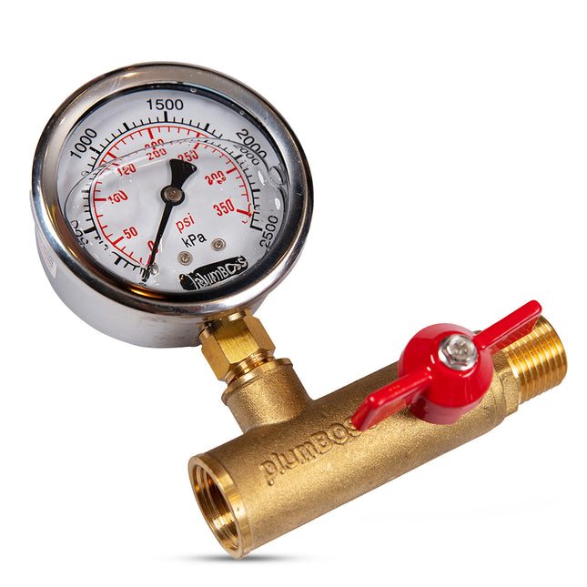 Plumboss Rough-In Test Kit with LF Gauge | RTK02