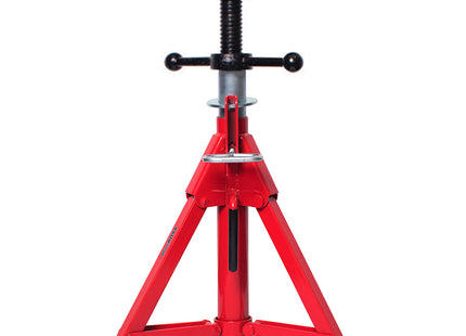 Plumboss Short Folding Leg Pipe Stand V Head Stainless Steel | PS-SFLD-VSS