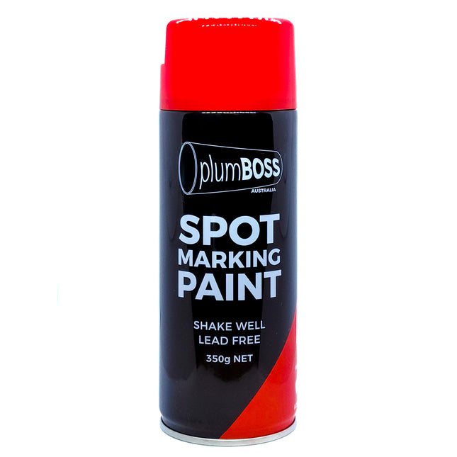 Plumboss Spot-Marking Paint 350g FLUORO RED (Min 12) | SMP350FR