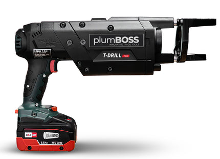 Plumboss T-Drill T-54c - Cordless Branchforming Kit - 13-54mm (1/2 -2in) Branches | BFK54CU