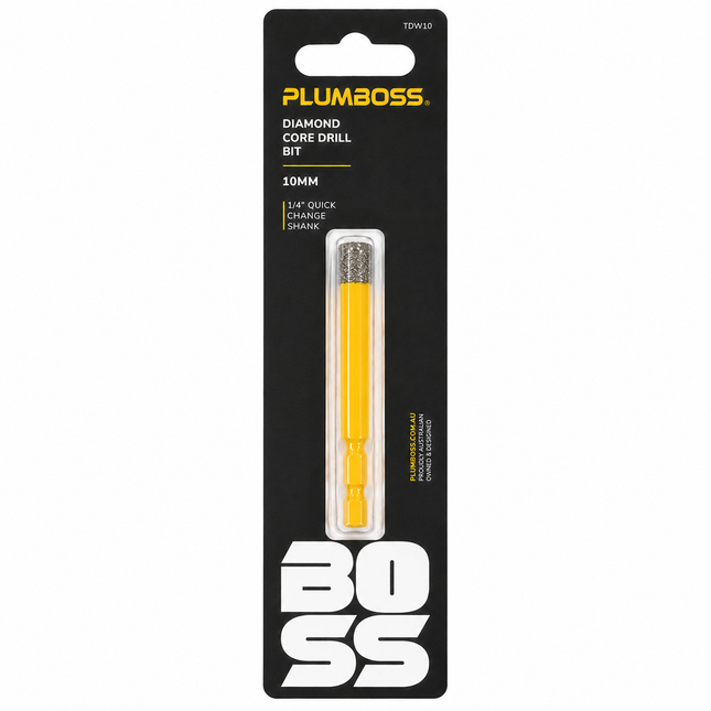 Plumboss Diamond Core Drill Bit 10mm | TDW10