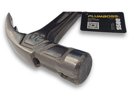 Plumboss One-Piece Forged Steel Claw Hammer 20oz | CHA01
