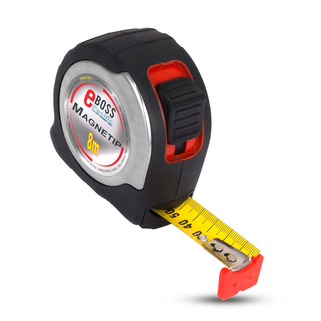 Plumboss Magna Grip Tape Measure 8m x 27mm | PMG8027