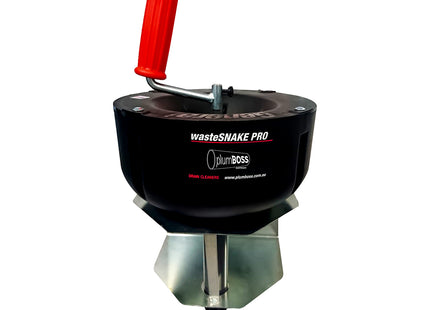 Plumboss wasteSNAKE Pro w/ 1/4 IN x 25ft Cable Funnel | WS-PRO-25-1-4