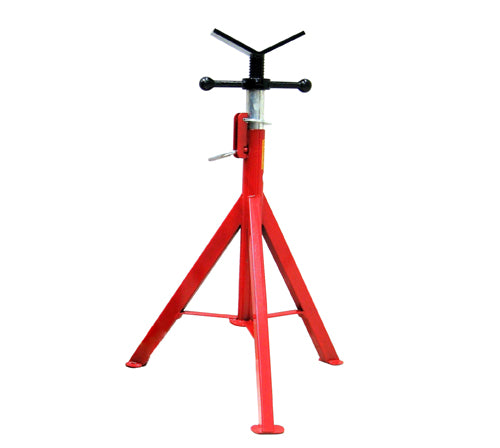 Plumboss Fixed Leg Pipe Stand V Head Stainless Steel | PS-FXD-VSS