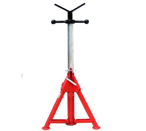 Plumboss Short Folding Leg Pipe Stand V Head | PS-SFLD-V